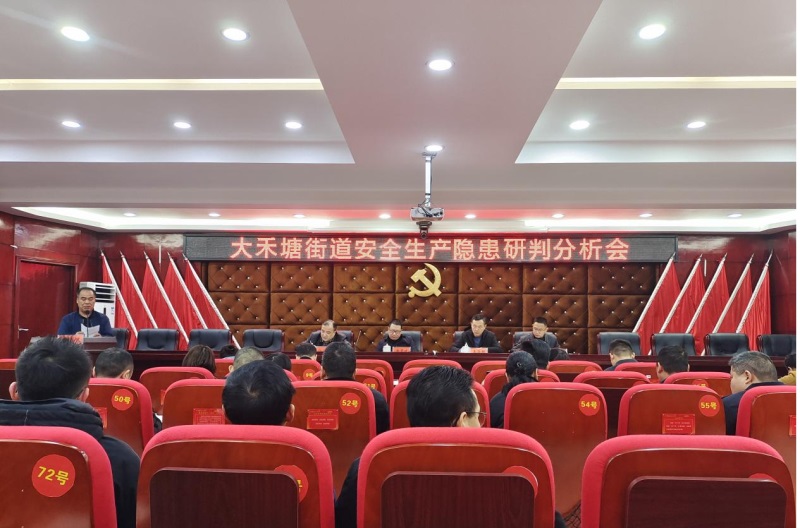 邵东市大禾塘街道召开安全生产隐患研判分析会