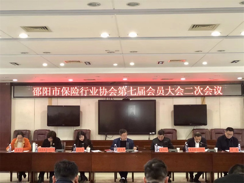 邵阳市保险行业协会第七届会员大会二次会议召开