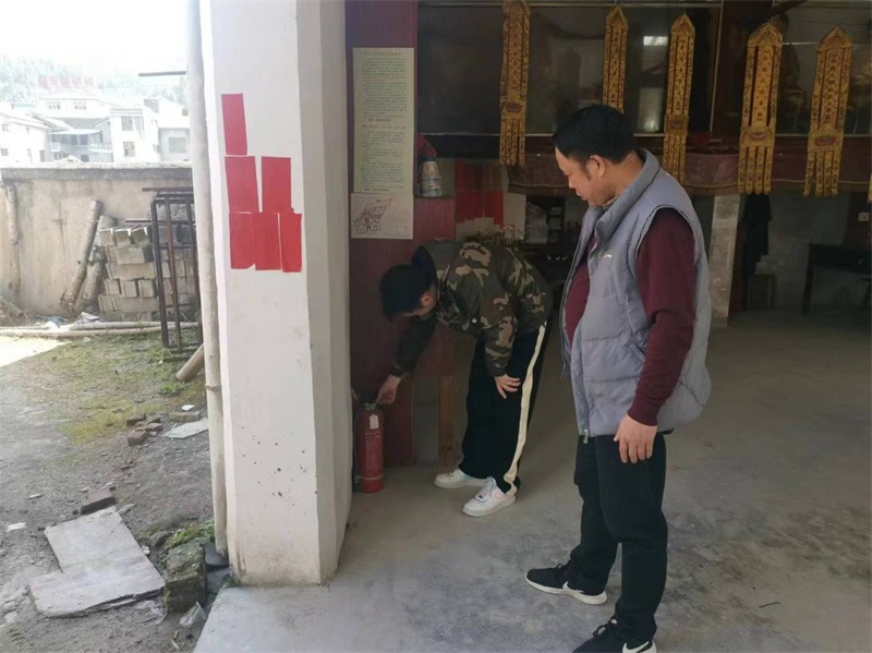 ​洞口县江口镇畔上村开展宗教活动场所消防安全大检查工作