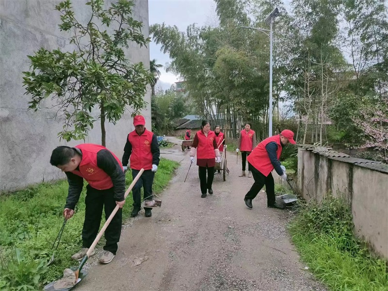 洞口县卫健局开展文明劝导和卫生大清扫等活动