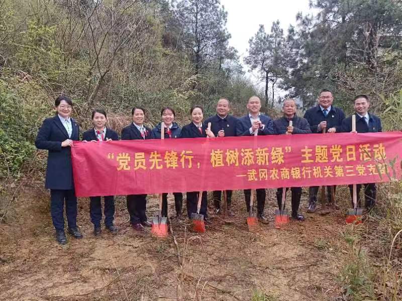 武冈农商银行： 植树添新绿 不负好春光