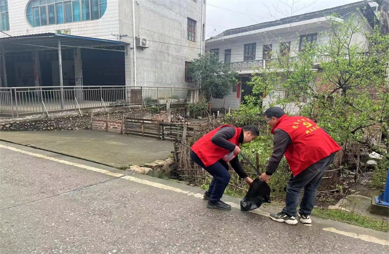 洞口县花园镇：开展清洁家园志愿服务活动