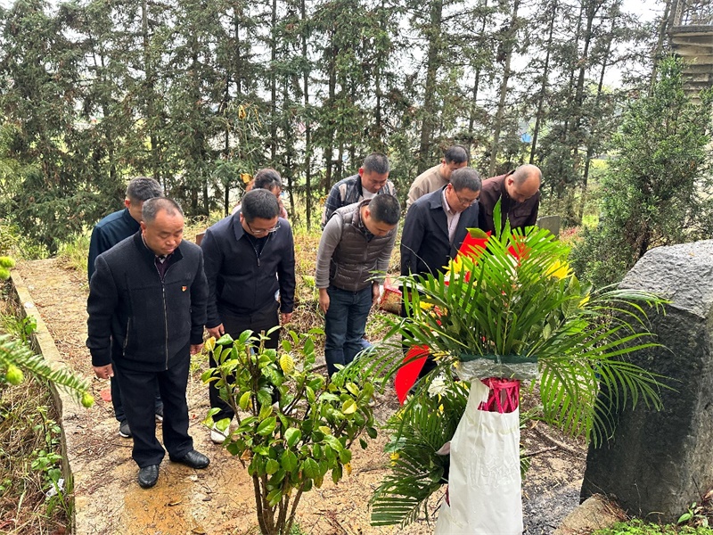 洞口县花古街道：微风细雨寄哀思 鲜花浓情悼英烈