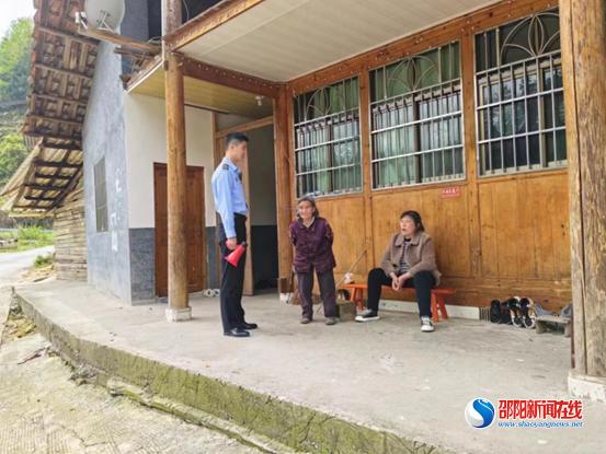洞口县渣坪乡开展自建房消防安全宣传活动