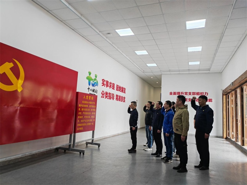 邵阳市中心医院机关后勤第六党支部赴十八洞村开展红色研学主题党日活动