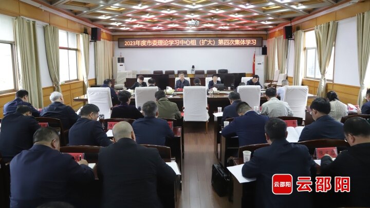 市委理论学习中心组（扩大）举行2023年第四次集体学习