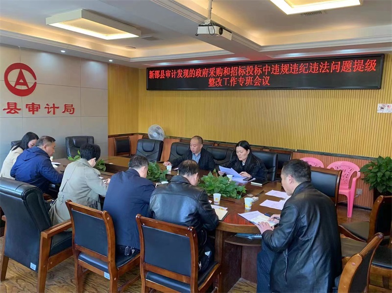 新邵县审计局多措并举狠抓提级整改工作