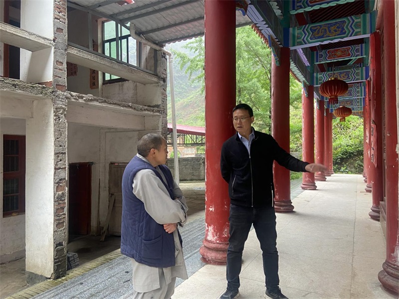洞口县毓兰镇开展景区和宗教活动场所安全风险隐患排查
