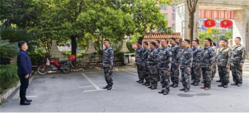 隆回县荷香桥镇开展民兵应急大练兵