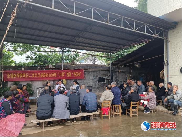 洞口县茶铺茶场管理区二家社区：共商“六零”创建 汇聚民心民声