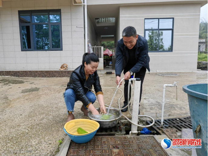 大祥区罗市镇狮子村：安全饮水工程惠民生