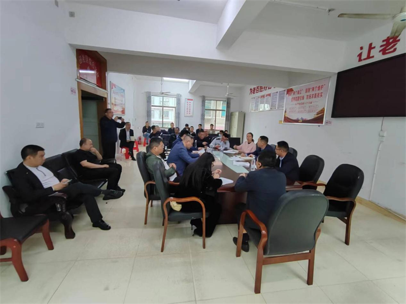 邵东市大禾塘街道召开“三合一”场所综合整治调度会