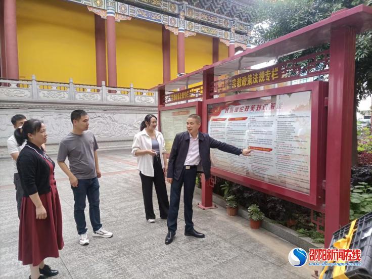洞口县花古街道深入辖区各寺院开展安全生产大督查