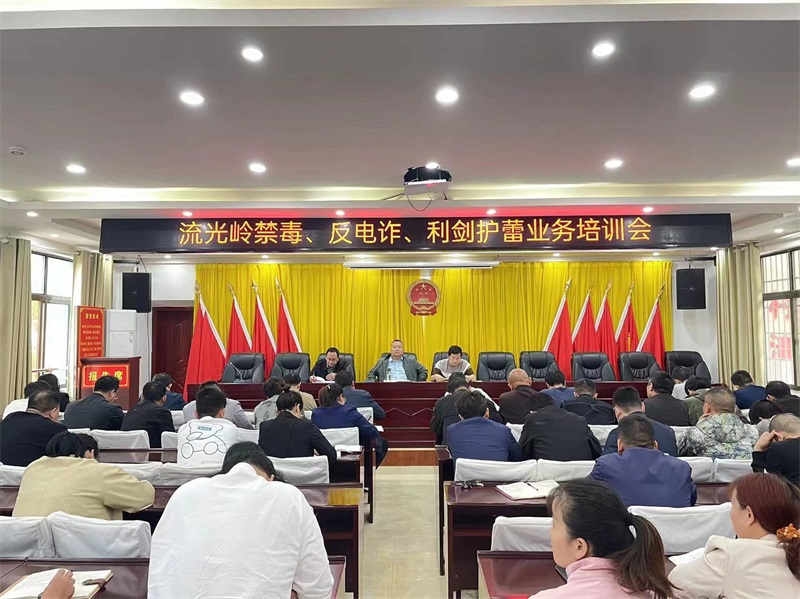 邵东市流光岭镇召开禁毒、反电诈、利剑护蕾业务培训会