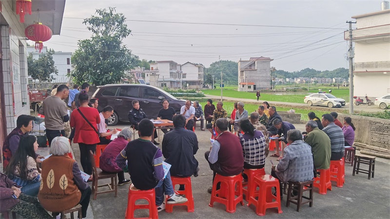 洞口县花园镇：院落会开到群众身边
