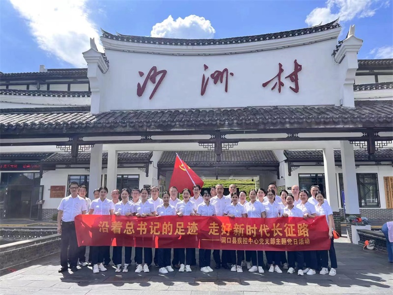 洞口县疾控中心：开展主题党日活动