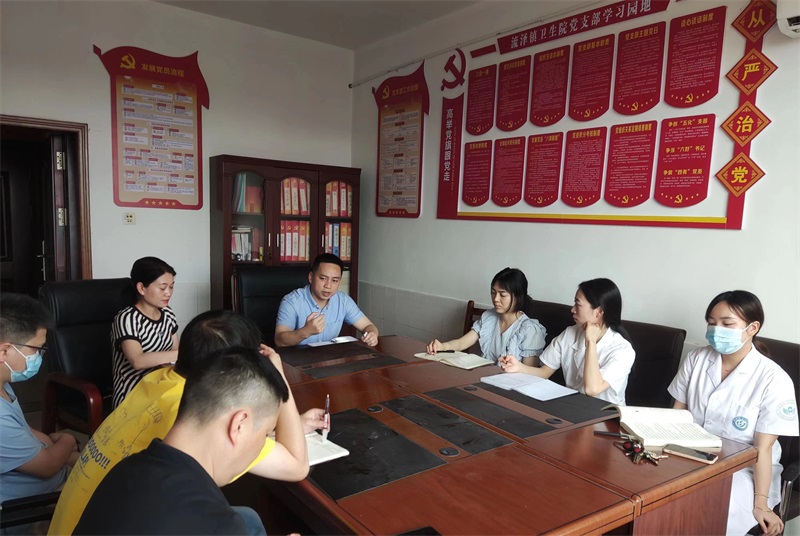 邵东市流泽镇卫生院开展“追梦·建功”主题党日活动