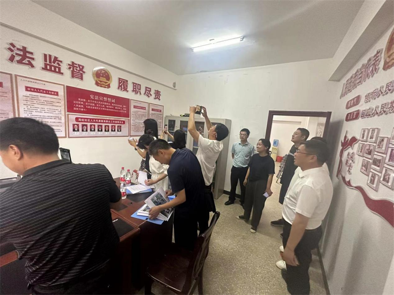 隆回县人大组织乡镇人大主席指导考察人大代表联系群众工作站建管用工作