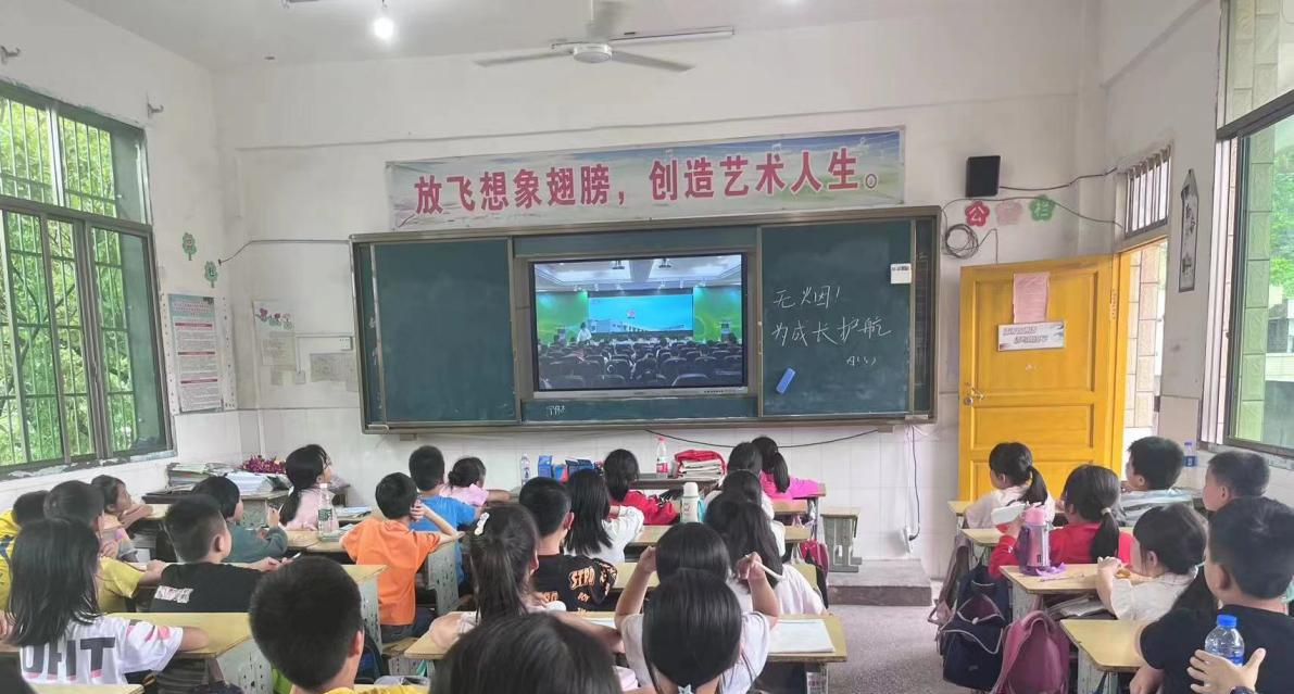 隆回县西洋江镇苏河完全小学开展世界无烟日宣传活动