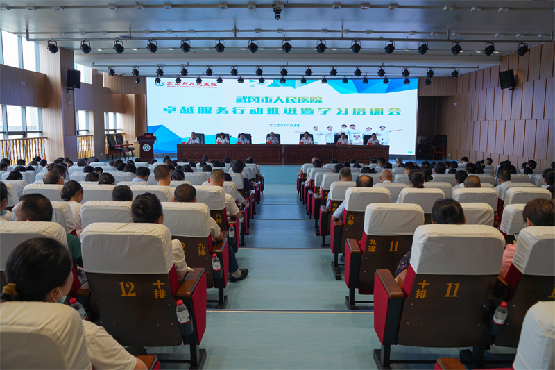 武冈市人民医院召开卓越服务行动推进暨学习培训会