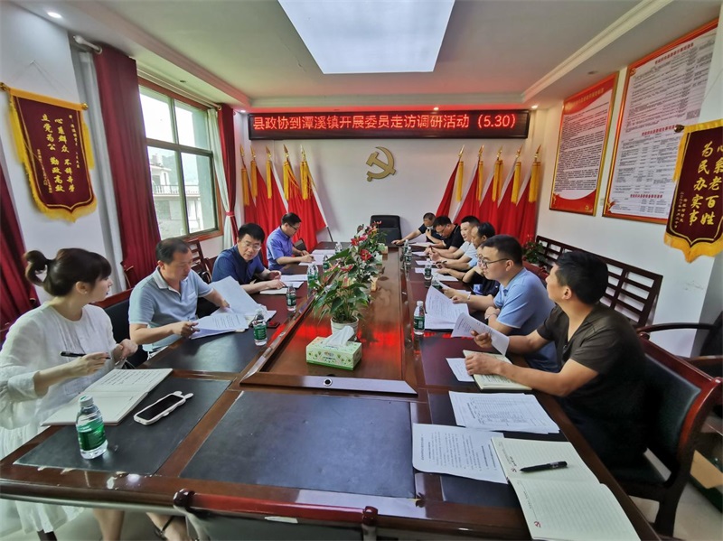 新邵县政协到潭溪镇开展委员走访调研活动