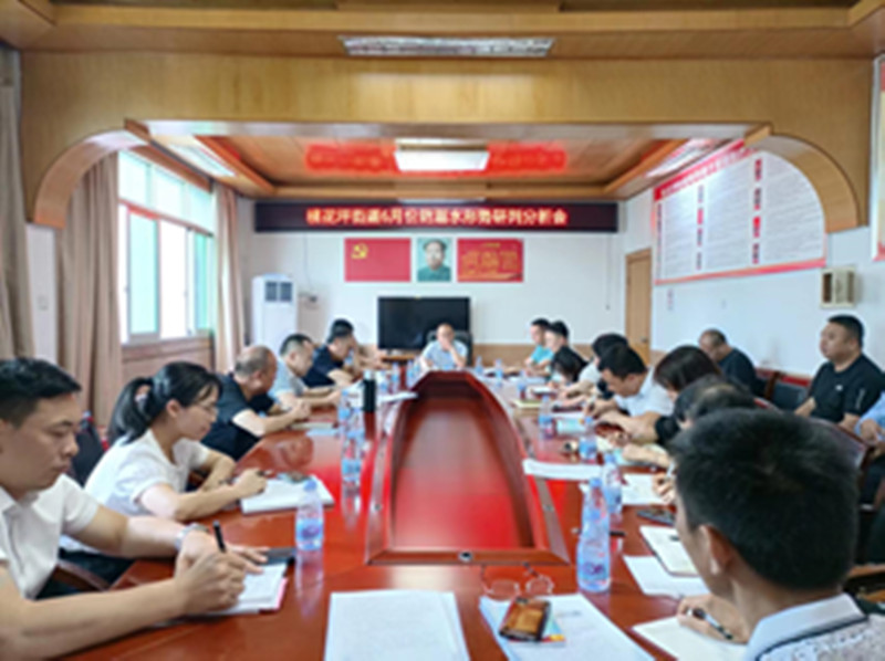 隆回县桃花坪街道召开6月份防溺水形势研判分析会