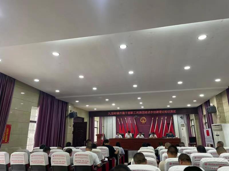 邵东市九龙岭镇开展民族团结进步创建理论知识测试