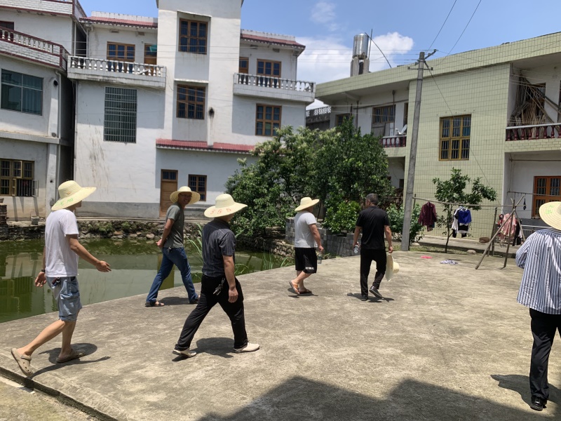 洞口县花园镇开展自建房地质灾害隐患排查工作
