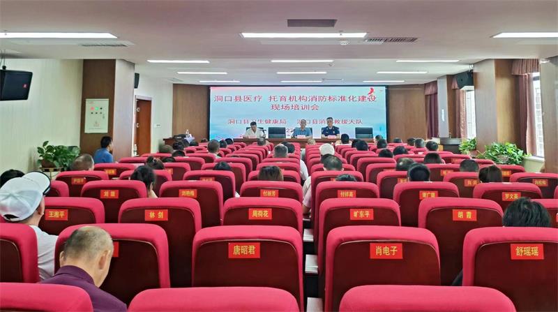 洞口县组织召开全县医疗、托育机构消防标准化建设现场培训会