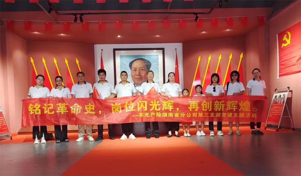 阳光财险湖南省分公司第三党支部开展主题党日活动