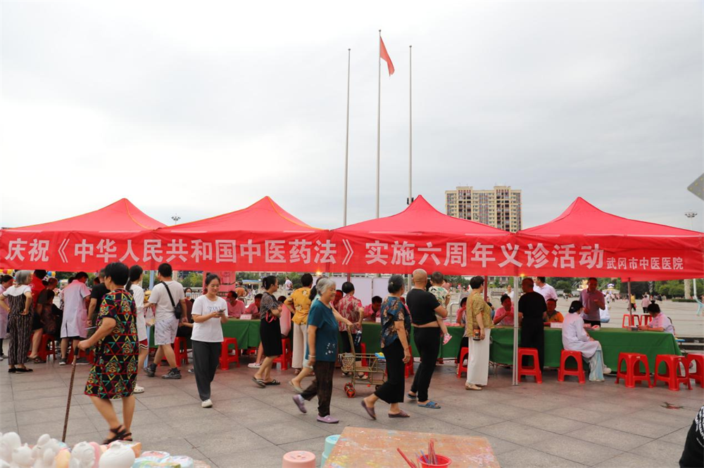 武冈市中医医院开展《中华人民共和国中医药法》实施六周年主题宣传活动