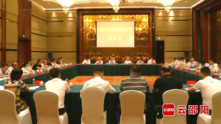 邵阳市金融支持民营企业发展座谈会召开