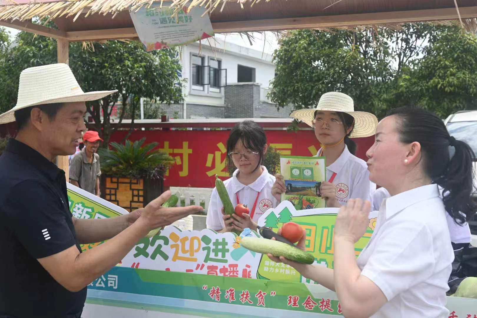 邵阳县新田村举办首届蔬果采摘节