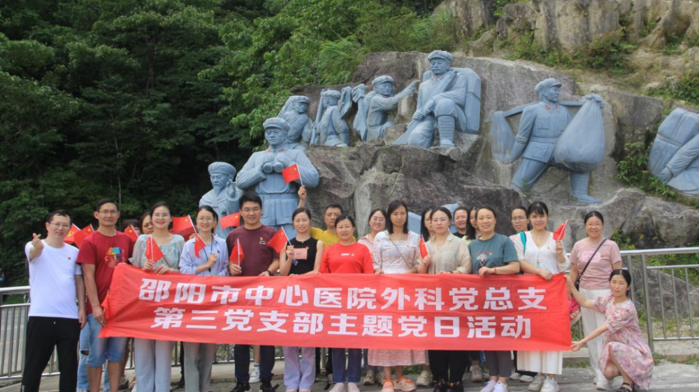 邵阳市中心医院外科党总支第三支部开展主题党日活动