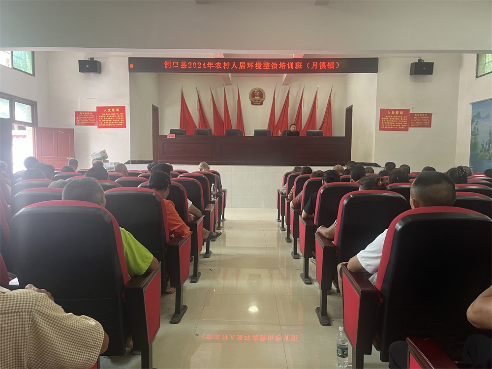 洞口县月溪镇召开农村人居环境整治专项培训会