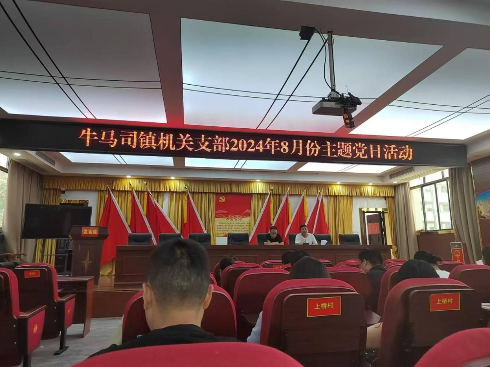 邵东市牛马司镇机关党支部开展主题党日活动