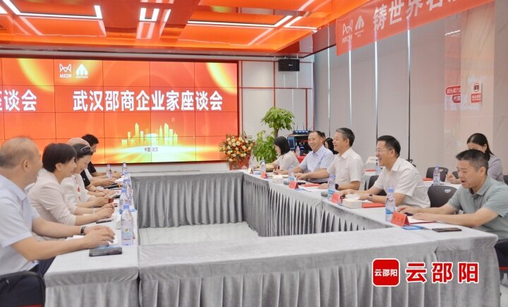 严华与武汉邵商代表座谈 诚邀大家返乡投资兴业共建美丽家园
