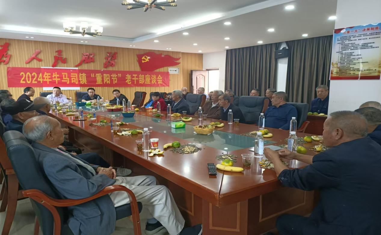 邵东市牛马司镇开展重阳节老干部座谈会