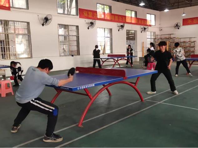 邵东市檀山铺中学乒乓球赛圆满举行