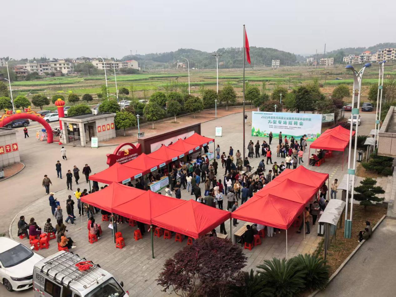 邵东市佘田桥镇：举办“春风送岗促就业 精准服务助发展”大型专场招聘会