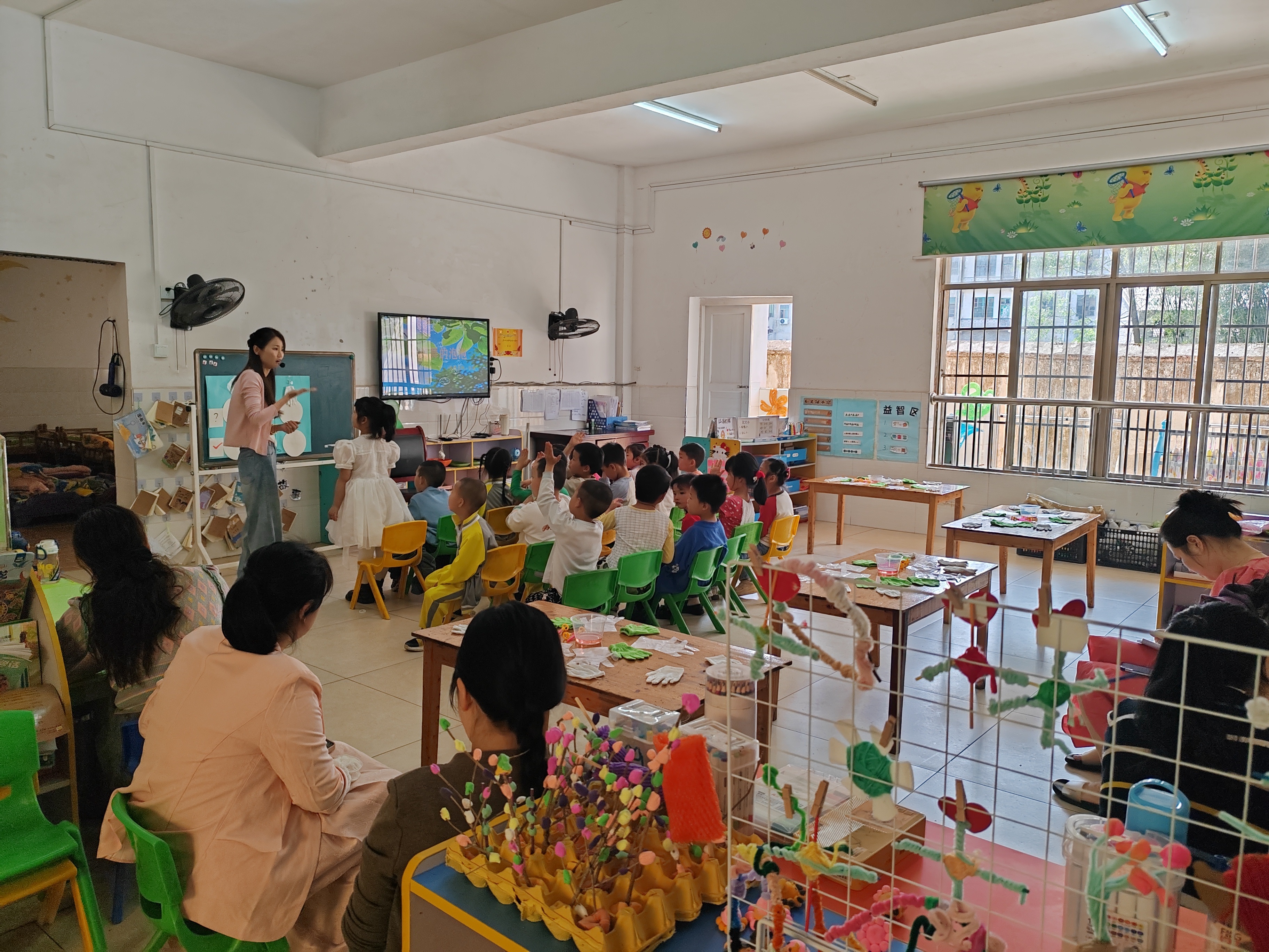 洞口县竹市镇中心幼儿园开展节约粮食主题活动