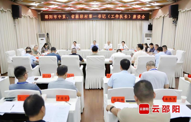 邵阳市中直、省派工作队第一书记（工作队长）座谈会召开