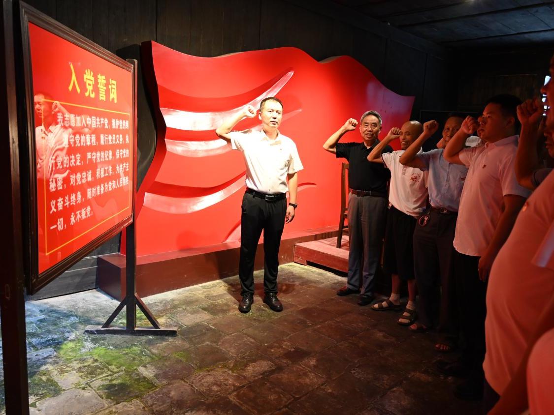省农发行驻村帮扶队联合新宁县高桥镇栗叶村开展“七一”主题活动