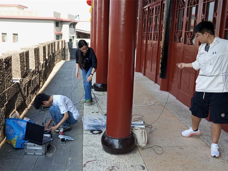 西安工程大学团队为武冈古城墙做“结构体检”科技赋能千年文物精准守护