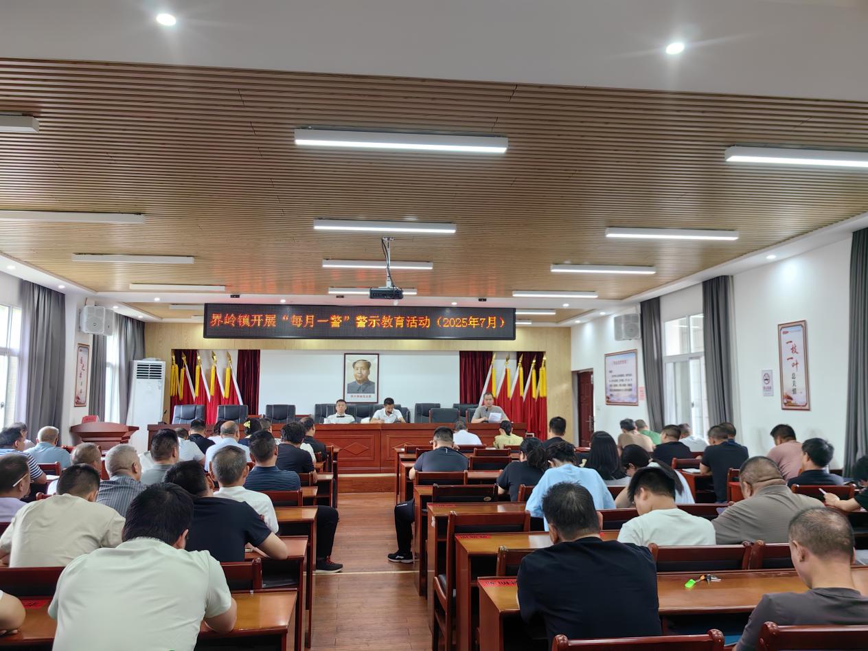 邵东市界岭镇打出廉政教育“组合拳” 筑牢干部队伍清廉根基
