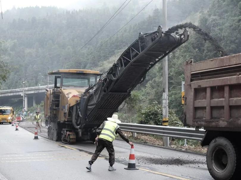 洞口县G241线中修工程正式启动