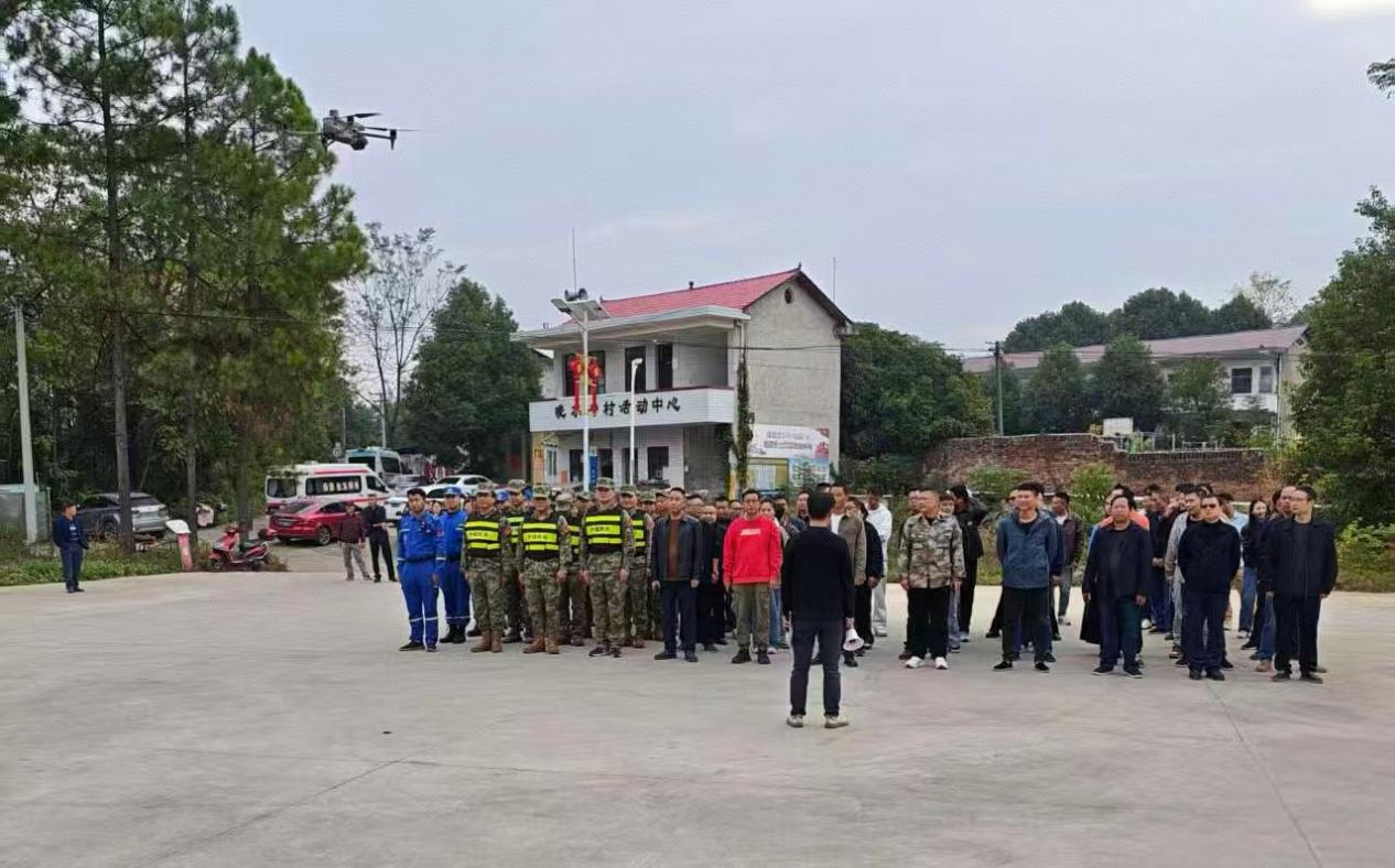 邵东市牛马司镇开展军地联动地震应急演练