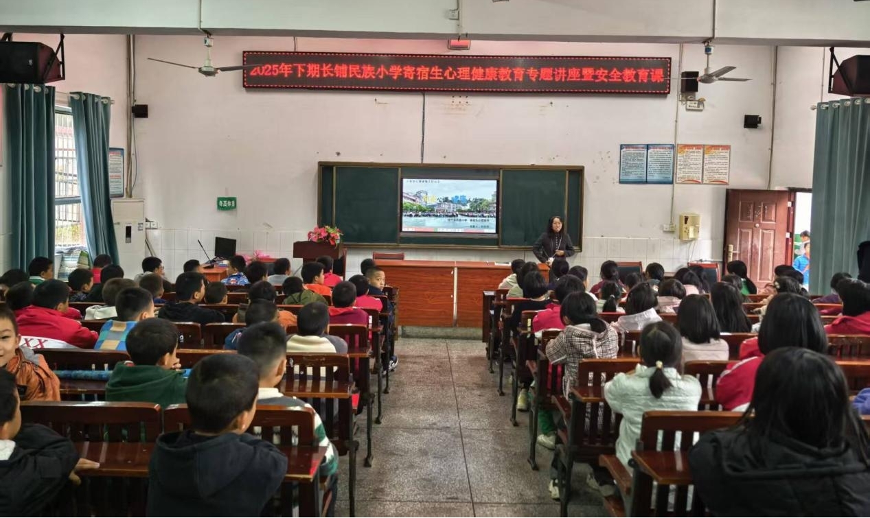 绥宁县长铺民族小学举办心理健康与安全教育讲座