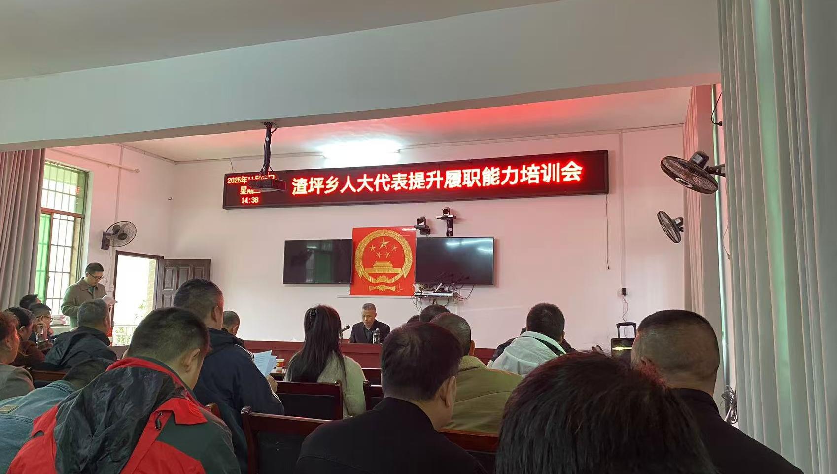 洞口县渣坪乡：人大代表集中“充电” 赋能履职提质增效