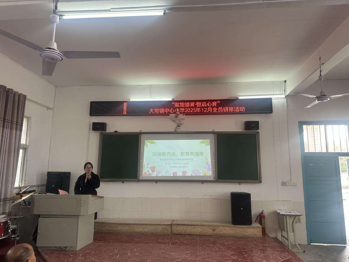 武冈市大甸镇中心小学开展2025年校本研修活动